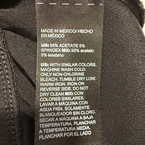 Chico’s Women Black Liquid Knit Wide Leg Pull-On Pants 3R XL Stretch Comfort - Picture 4 of 6